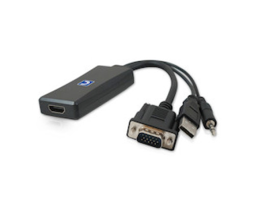 COMPREHENSIVE CONNECTIVITY  CCN-VGA2HD                 VGA to HDMI Converter Adapter with Audio