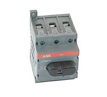 ABB  OT80F3/B50   3 pole, 80 amps rated at 600 V AC, UL 508, open non-fusible disconnect switch