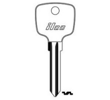 KABA ILCO CORP  MB18 NP A06  AF54922032                 Vehicle Key Blank, Brass, Nickel Plated, 6 Price Group, For Mercedes Benz