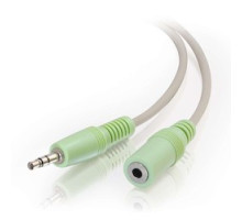 C2G  CG27410  27410                 25 ft. 3.5mm Stereo Audio Cable M/F PC-99