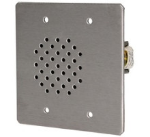 QUAM-NICHOLS COMPANY  CIS8/25                 2-Gang Listen-Only Station, 25V, Vandal-Resistant, Stainless Steel, No Button