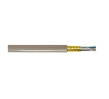 SUPERIOR ESSEX  02-104-03   Copper Cable, 100 Pair, 24 AWG, ARMM Series Cable, Riser Rated, Solid Annealed Copper Conductor, Corrugated 8 mil Aluminum Tape Shield, Grey PVC Jacket