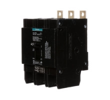 SIEMENS  US2:BQD345  BQD345   Molded Case Circuit Breaker, Thermal Magnetic, Panelboard Mount, 3 Pole, 480 Star/277 Volt AC, 50/60 Hertz, 45A, 14 kA Interrupting Rating