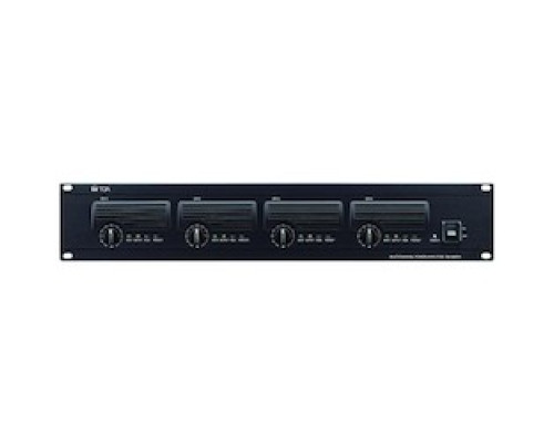 TOA ELECTRONICS INC  DA-550FCU                 Digital Power Amplifier, 4-Channel, 120 Volt AC 50/60 Hertz Input, 2800 Watt Output, 20 to 20000 Hertz, 18.98