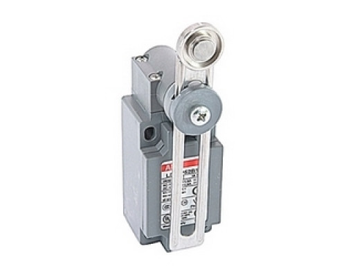 ABB  LS45P52B11   40 mm plastic limit switch with 22 mm diameter stainless steel roller lever actuator