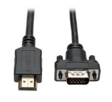 TRIPP LITE P566-003-VGA         HDMI to VGA Active Converter Cable, HDMI to Low-Profile HD15 M/M , 1920 x 1200/1080p @ 60 Hz, 3 ft.