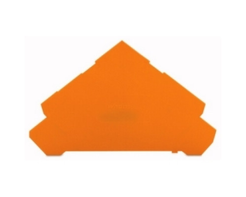 WAGO CORPORATION  280-323   INTERMEDIATE AND END PLATE FOR QUADRUPLE DECK TERM BLOCKSORANGE 1 MM THICK