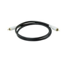 ON-Q/LEGRAND  AC2125BK  AC2125-BK                 Subwoofer Cable, Universal-1, In-Wall, 25’ Length, CMG/CL2/FT4 Jacket, Gold Plated Connector, Black