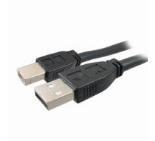 COMPREHENSIVE CONNECTIVITY USB2-AB-25PROA         Pro AV/IT active USB A male to B male cable, 25ft center position