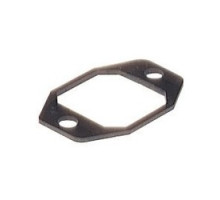 HIRSCHMANN  733415002   G 30 E-2 black; Flat Gasket for Panel-mounted connectors with flange, material thickness: 0.8 mm, material: NBR, temperature range: -40C to +90 C