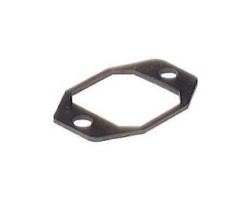 HIRSCHMANN  733415002   G 30 E-2 black; Flat Gasket for Panel-mounted connectors with flange, material thickness: 0.8 mm, material: NBR, temperature range: -40C to +90 C