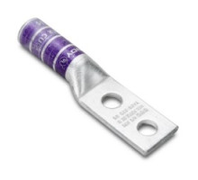 BURNDY  YA252N  502226                 Copper Compression lug, 2 Hole w/o Inspection Window, 1/0 AWG, 5/16