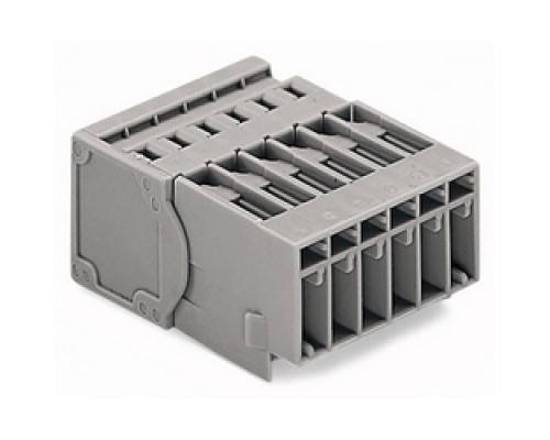 WAGO CORPORATION  769-608   CONNECTOR MALE 8 POLE  28-12AWG 600V/5A 300V/10A GREY