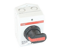 ABB  EOT32U3P4-5P   3 pole, 32 amps rated at 600 V AC, UL 508, enclosed non-fusible disconnect switch in a UL/NEMA 4/4X plastic enclosure