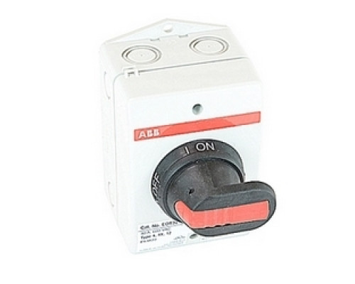 ABB  EOT32U3P4-5P   3 pole, 32 amps rated at 600 V AC, UL 508, enclosed non-fusible disconnect switch in a UL/NEMA 4/4X plastic enclosure