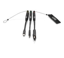 C2G  C2G30028                 HDMI Dongle Ring Mini DP, DP, USB-C 4K