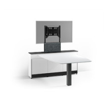 SALAMANDER DESIGNS  UB/D1/338AM1/GW/SWW                 Unifi Huddle 3-5 Person Table Solution with Single Display Mount