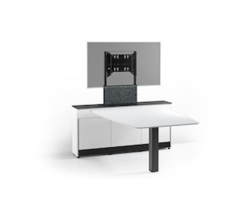 SALAMANDER DESIGNS  UB/D1/338AM1/GW/SWW                 Unifi Huddle 3-5 Person Table Solution with Single Display Mount