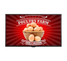 LG ELECTRONICS  43SM5KE-B  13380705                 Digital Signage Display, 1920 x 1080 Resolution, 16:9 Aspect Ratio, 450 Candela per Square Meter, 100 to 240 Volt AC, 75 Watt