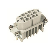 HARTING  09210153106  9210153106   Han D Female Insert: Han D 15 Position F Insert Crimp Special Typ