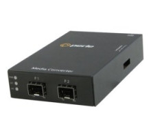 PERLE SYSTEMS 05060580  S-4GPT-DSFP-XT - Industrial Temperature Protocol Transparent Media Converter, dual SFP slots empty