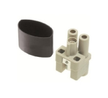 HARTING 09120022652 9120022652  Han Q Male Insert: Han Q 2/0-m HV 4-6 mm 10 mm opt.