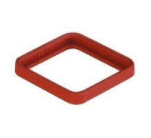 HIRSCHMANN  731532002   GDM 3-19 VMQ coral red; Profiled gasket for Cable Socket GDM.