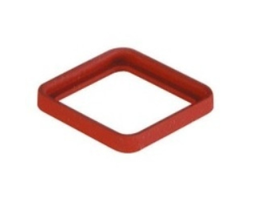 HIRSCHMANN  731532002   GDM 3-19 VMQ coral red; Profiled gasket for Cable Socket GDM.