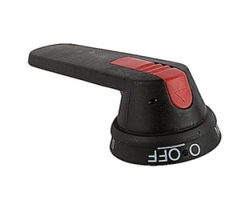 ABB  OHB145L12E011   3 position selector handle for double throw switches with I/O/II and ON/OFF/ON markings and protection according to NEMA 1, 3R, 12, 4, 4X and IP66