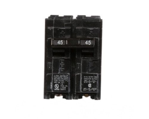 SIEMENS  US2:Q245  Q245   Circuit Breaker, Common Trip, QP/MP, Plug-In, 2 Pole, 120/240 Volt AC, 45A, 10 kA Interrupting Rating