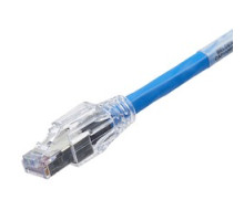 BELDEN  CAF1209050   10GX Shielded Pigtail, Bonded-Pair, 4-Pair, 24 AWG, Solid, CMR, T568A-Open, White, 50 ft