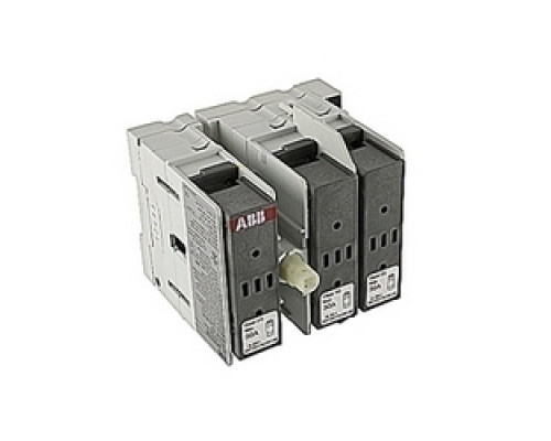 ABB  OS30FACCS30   3 pole, 30 amps rated at 600 V AC, UL 98, side operated open fusible disconnect switch for use with CC fuse type