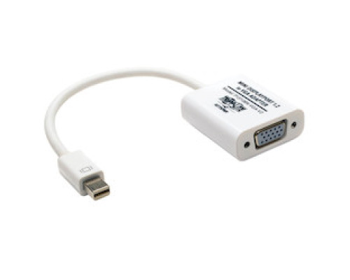 TRIPP LITE P137-06N-VGA-V2         Keyspan Mini DisplayPort 1.2 to VGA Active Adapter Converter Mini-DP Male to VGA Female , 6-in.