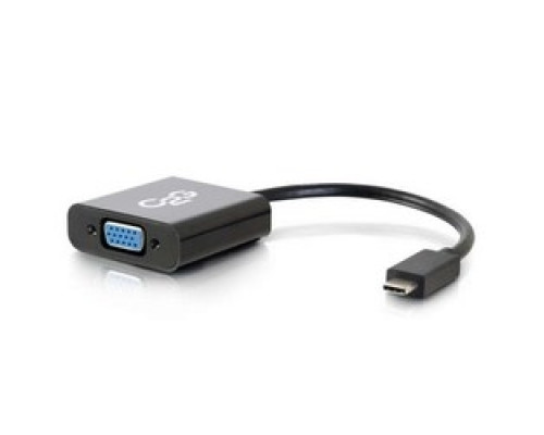 C2G CG29471 CG29471         USB 3.1 USB-C to VGA PC Video Adapter-Black TAA Compliant