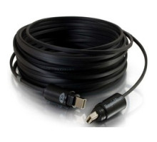 C2G  CG60121  CG60121                 Optical Runner Cable, Plenum, RapidRun Male to RapidRun Male, OFNP Rated, 80’ Length, 5 MM Bend Radius, Black
