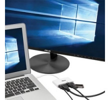 TRIPP LITE U444-06N-H4GU-C         USB C to HDMI External Video Adapter with USB-A Hub, USB-C PD Charging, & Gigabit Ethernet Ports, Thunderbolt 3 Compatible, 3840 x 2160 4K x 2K @ 30Hz