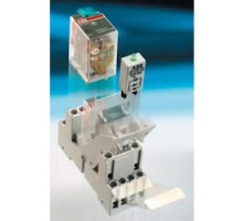 ABB 1SVR405613R4100  12 V DC pluggable interface relay with 4 c/o SPDT with LED outputs and 250 V, 6A contact rating