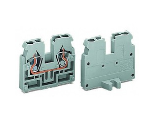 WAGO CORPORATION  869-351   END TERMINAL BLOCK; WITH FIXINFLANGE M4; FOR SCREW OR SIMILAR MOUNT