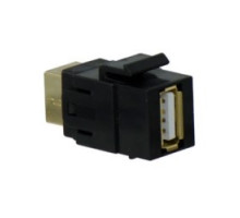 ON-Q/LEGRAND  WP1221BK                 Keystone Insert, USB 2.0 A/B Adapter, 0.65