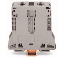 WAGO CORPORATION  285-195   THROUGH TERMINL BLOCK  35MM GREY  4 AWG-4/0