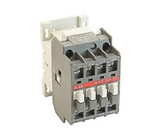 ABB  A12-30-10-36   3 pole, 27 amp, non-reversing across the line contactor with 220V AC coil and 1 NO auxiliary contact