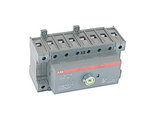 ABB  OT80FD8   8 pole, 55 amps rated at 600 V AC, UL 98B open non-fusible disconnect switch