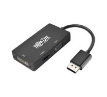 TRIPP LITE  P136-06N-HDV4K6                 DisplayPort 1.2 to VGA/DVI/HDMI All-in-One Converter Adapter, 4K x 2K HDMI @ 60 Hz