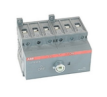 ABB  OT63F6   6 pole, 60 amps rated at 600 V AC, UL 508, open non-fusible disconnect switch