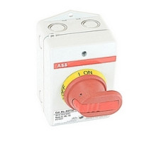 ABB  EOT32U3P4-1P   3 pole, 32 amps rated at 600 V AC, UL 508, enclosed non-fusible disconnect switch in a UL/NEMA 4/4X plastic enclosure