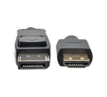 TRIPP LITE P582-012-HD-V2A         DisplayPort 1.2a to HDMI Active Adapter Cable with Gripping HDMI Plug, HDMI 2.0, HDCP 2.2, 4K x 2K @ 60 Hz M/M , 12 ft.