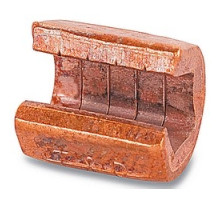 THOMAS & BETTS  54710                 Copper C-tap, 600V, Wire Range-main: 10-8, Branch 10-12, Length 9/16 Inch, Height 7/16, Inch, Die Code 24, Die Color Code Blue