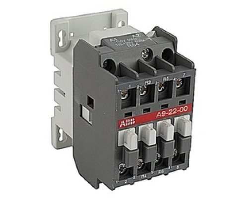 ABB  A9-22-00-84   4 pole, 21 amp, non-reversing across the line contactor with 110-120V AC coil