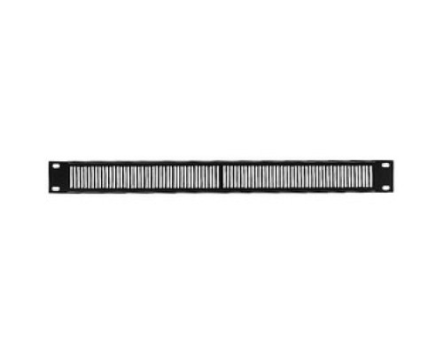 TOA ELECTRONICS INC  PF-013B                 Perforated Rack Panel, 483 MM Width x 10 MM Depth x 44 MM Height, Black Pre-Coated Steel Plate