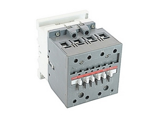 ABB  AF75-22-00-70   4 pole, 105 amp, across the line contactor with 100-250V AC/DC coil and no auxiliary contacts